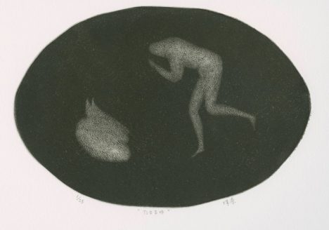 「たままゆ・k」　エッチング　2018