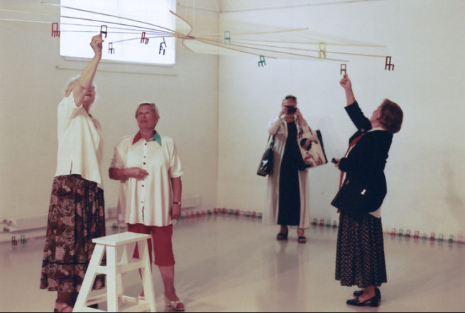 Evoke undera circle フィンランド展示風景